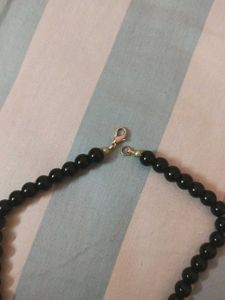 Black Pendant With Stone Locket