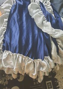 ruffle saree