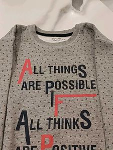 Cute Graphic Print Sweatshirt