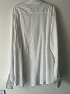 Zara White Relaxed Fit Shirt