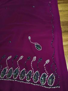 hand work heavy saree...