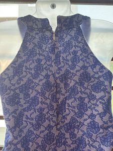 Blue Floral Tank Top