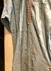 Embroidered Partywear Kurta Set