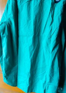 Teal Button-Down Shirt