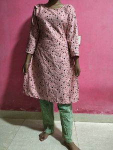 Printed Kurti And Payjama Set