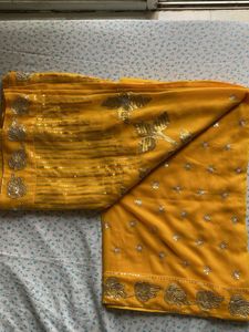 Elegant Yellow Saree