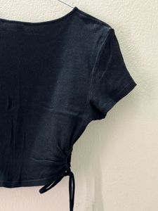 H&amp;M Tie Detail Top