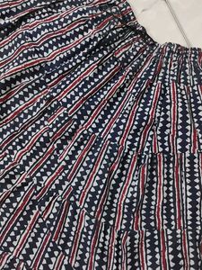 Boho Print Tiered Maxi Skirt