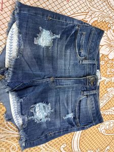 Mudd. Denim High-Rise Shorts