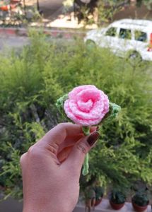 Handmade Crochet Rose