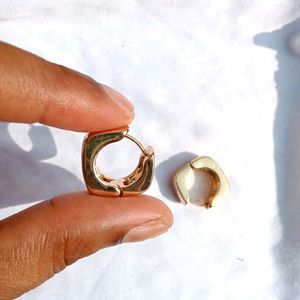 Square Shaped Thick Hoops