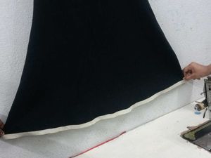 Retro Sailor Style Black Dress