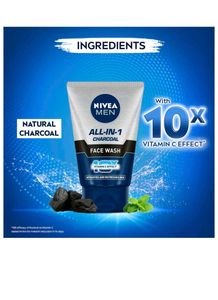 Nivea Men Face Wash All In 1 Charcoal