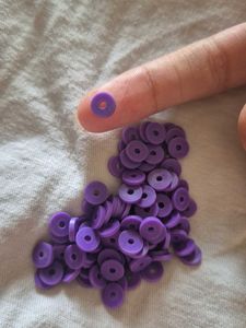 Purple Clay Beads 🎀