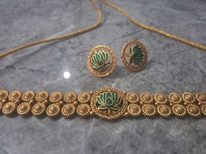 Gold-tone Necklace Set