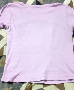 Cutout Lavender Top