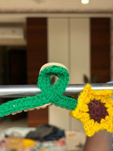 Crochet Flower Hair Clips - Set of 3