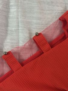 Vintage Red Bell Sleeve Jacket