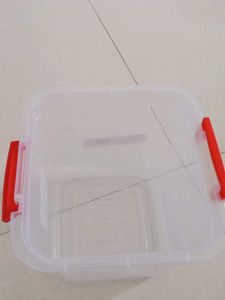 Red Lid Storage Container