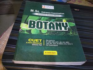 MSc Entrance Book Botany By Dr Anshu Gupta