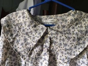 Floral Peter Pan Collar Blouse