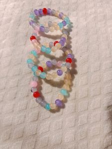 Natural crystal stone Sevan Chakras Reiki Bracelet