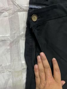 D Fourteen Branded Black Pant