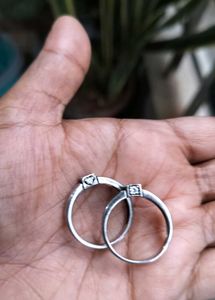 Silver 925 Couples Ring