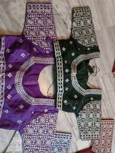 Silver Design Blouse
