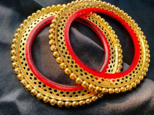 Combo Of Bangles And Hairband