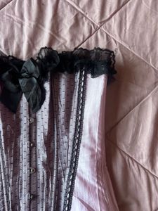 PINK BOW LACE CORSET 🎀( rare find )