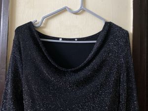 Sparkly Black Bodysuit Bust 36