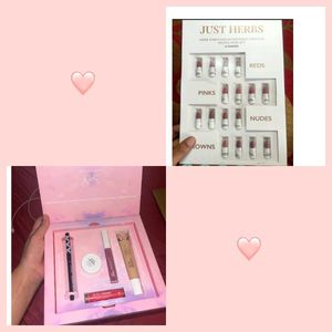 Combo of 16 Lipsticks& Makeup Kitof5