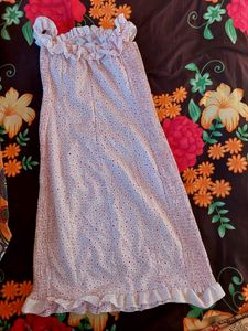 Pink Floral Ruffle Mini Dress