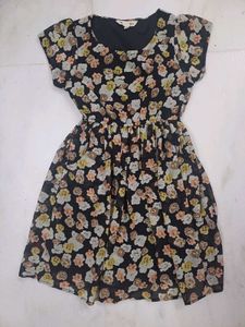 Floral Print Mini Dress