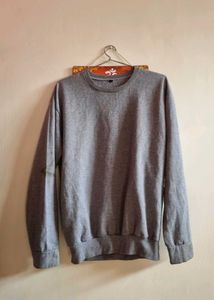 Gray Pullover Sweatshirt