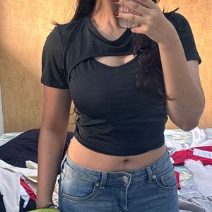 cute cropped gym wear
