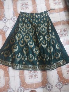 Emerald Green Lehenga Choli Set