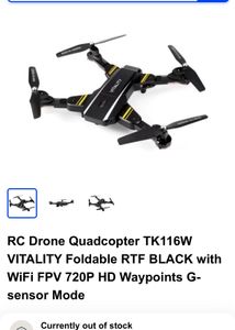 Vitality TK116-1 Smart Foldable Drone