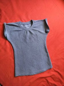 Textured Grey T-Shirt