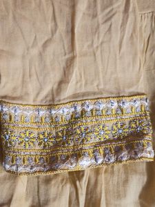 Elegant Yellow Embroidered Kurta