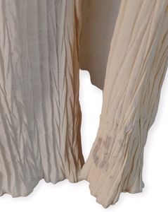 Nude Ribbon Pleated Dress (Women)
