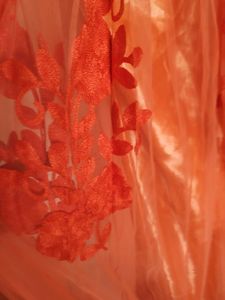 Barbie Gown With Embroidery