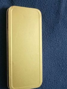 Silver Metal Pencil Case
