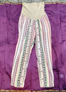 Patterned Maternity Pants