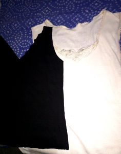 Combo Solid Black Inner With White Free For Women