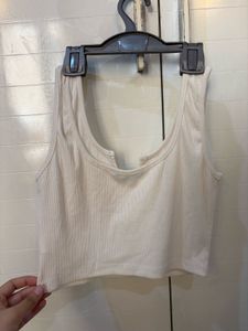 Ribbed Crop Tank Top