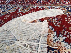 Lace Ruffle Tie Front Top / shrug