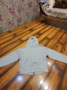 Grey Zip-Up Hoodie