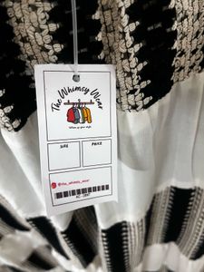 White &amp; Black Skirt